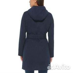 Женское пальто с капюшоном и поясом Tommy Hilfiger