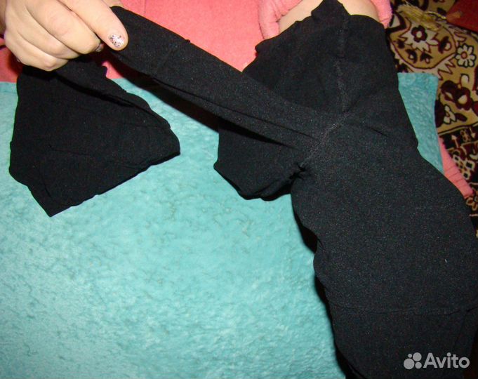 Плотные черные леггинсы 100 D Gatta р.4