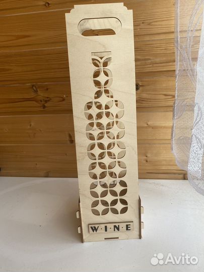 Упаковка для вина из фанеры