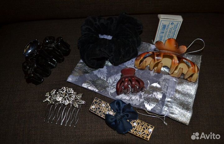 Гребешок для волос, крабики, заколка, резинка