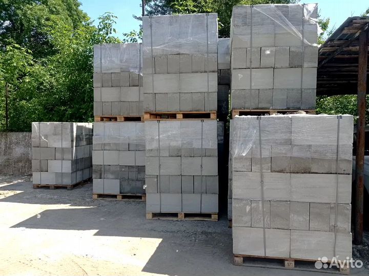 Газоблок 125х250х600