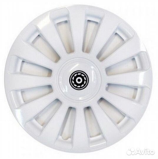 Колпаки на колёса Jestic Storm R16 белый 4