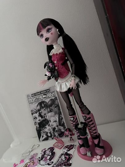 Кукла монстер хай дракулаура базовая Monster High