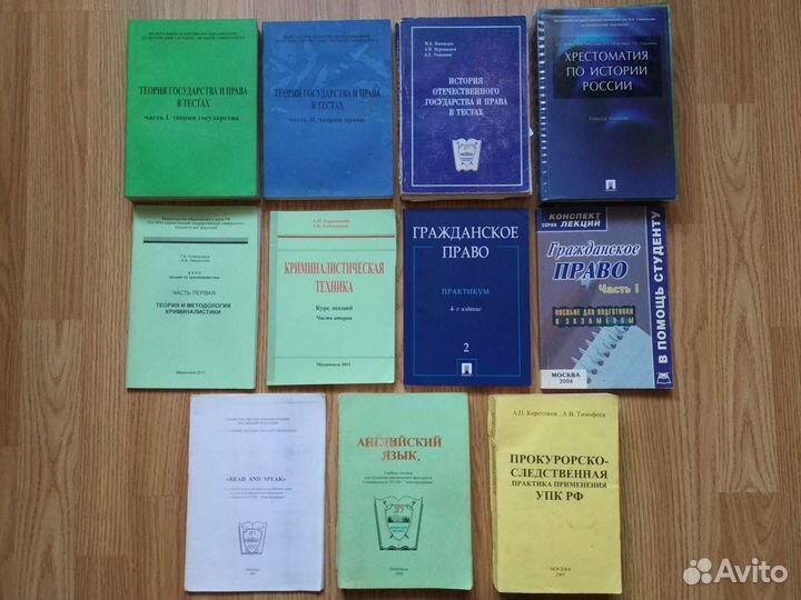Книги по праву