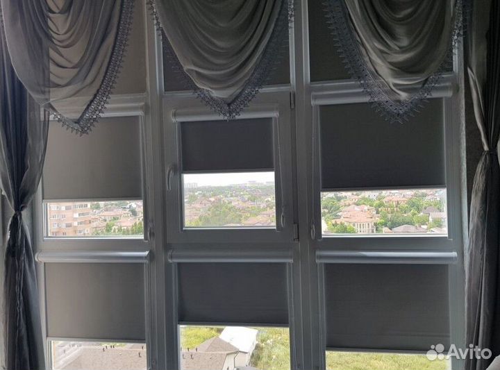 Рулонные кассетные шторы блекаут T029/Q021