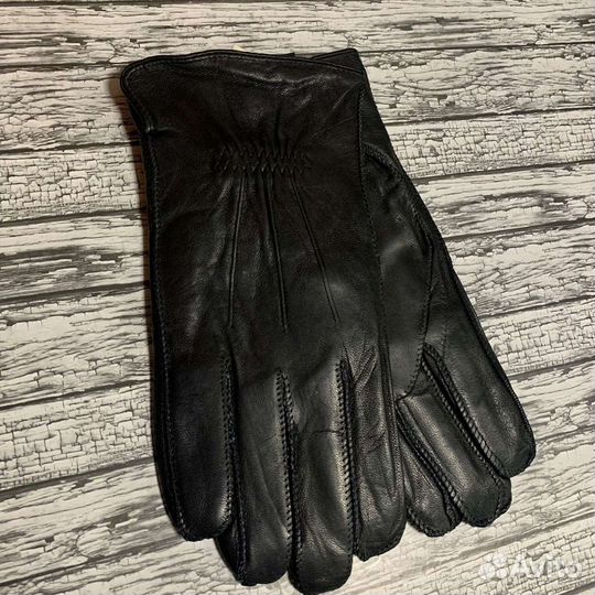 Перчатки мужские, натуральная кожа