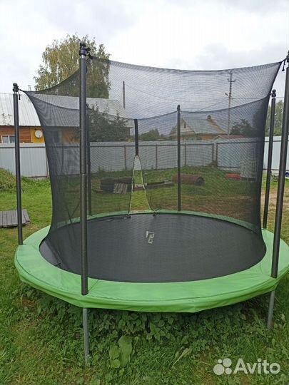Батут с сеткой 305 бу