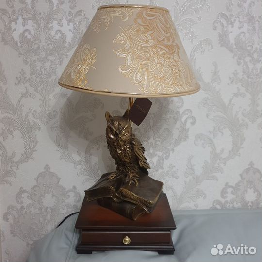 Настольная лампа с бюро Ученый Филин,новая