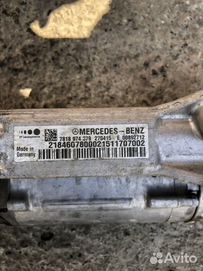 Рулевая рейка Mercedes CLS c218