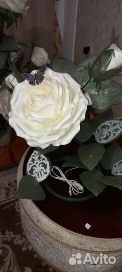 Розы из фоамирана