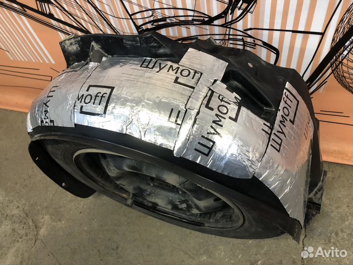 Шумоизоляция для колесных арок