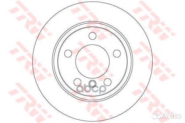 Диск тормозной* DF6353 TRW