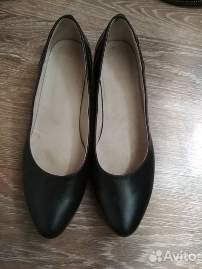 Туфли кожаные