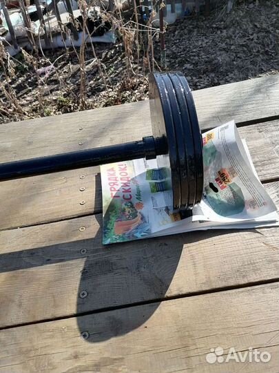 Штанга гриф блины бу