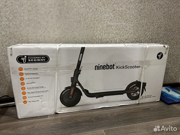Новый Электро-самокат Ninebot Kickscooter F25E
