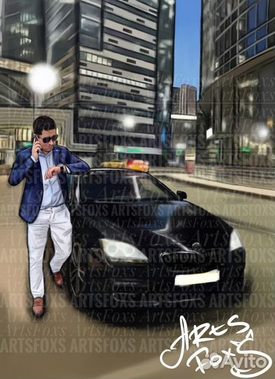 Художник/Портрет/Шарж по фото/рисунки по фото