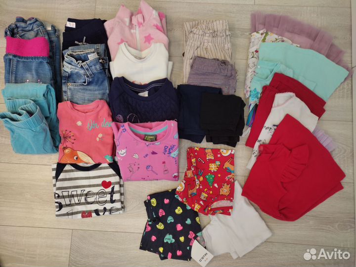 Пакет вещей для девочки 98-104р 3-4 годика