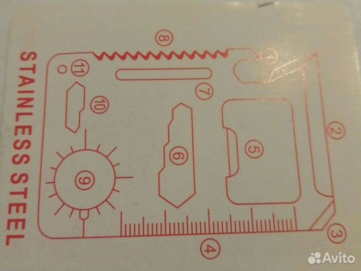 Стальной многофункциональный нож