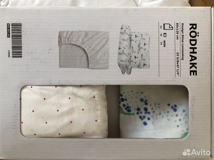 Детское постельное белье подушка новое IKEA