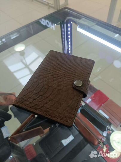 Обложка для автодокументов натуральная кожа