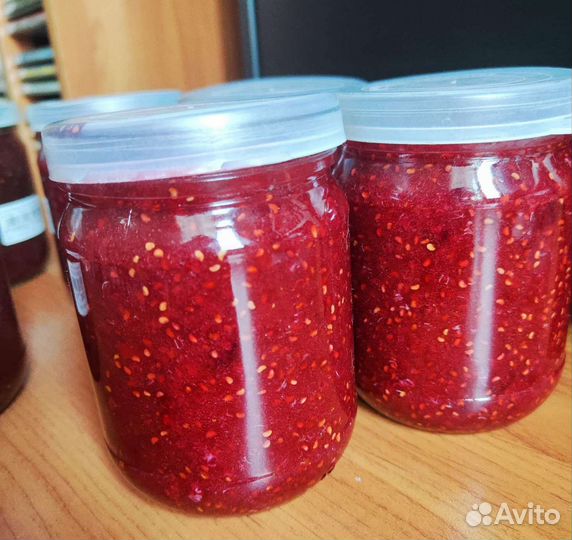 Малиновое варенье не вареное и клубничное