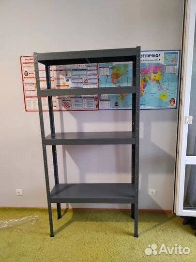 Стеллаж металлический power 912х1824х400/ черный