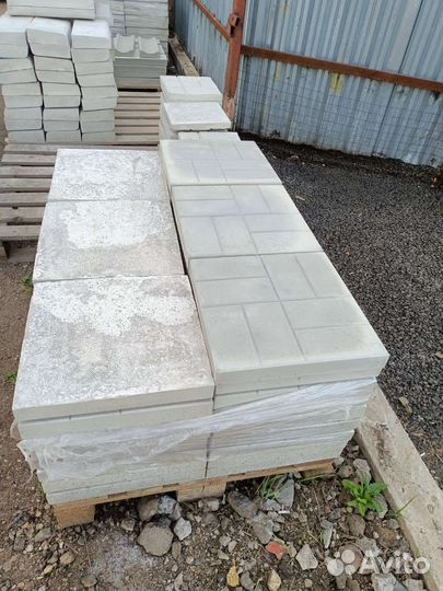 Тротуарная плитка укладка 400х400х50 300х3000х30
