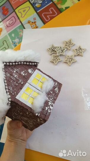 Зимний декор поделка