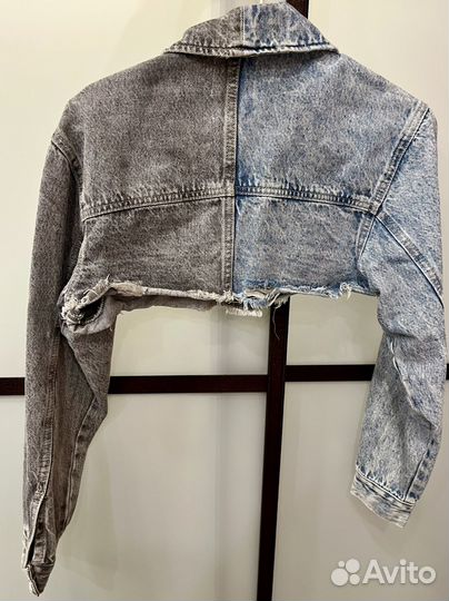 Укороченная джинсовка bershka