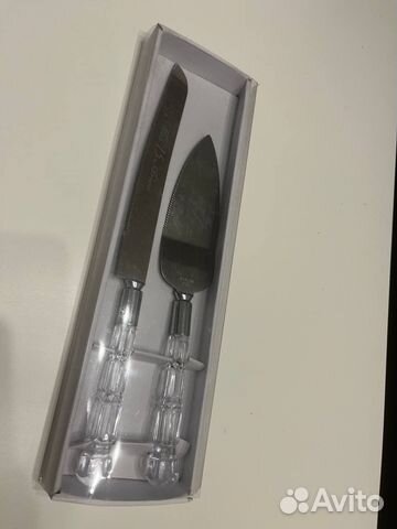 Набор свадебный нож и лопатка