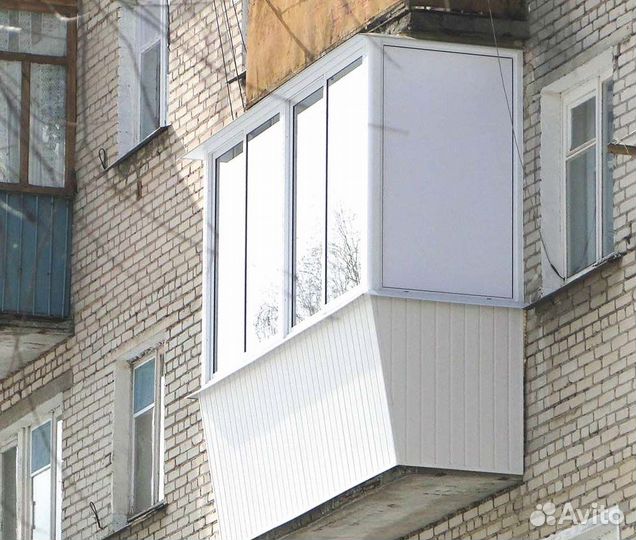 Остекление балконов и лоджий под ключ