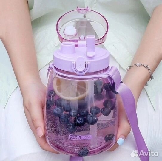 Бутылка для воды 1300 мл цвет любой