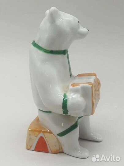 Медведь цирковой статуэтка Дулево СССР