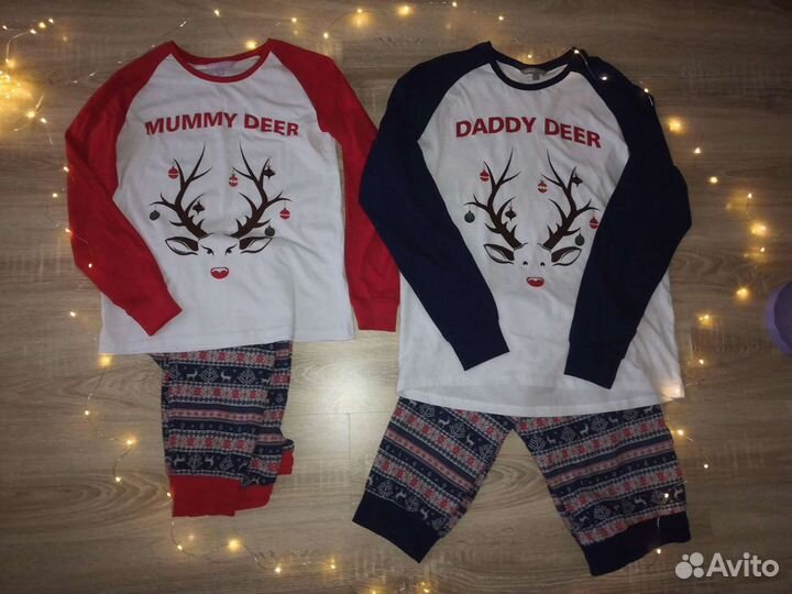 Новогодняя пижама family look