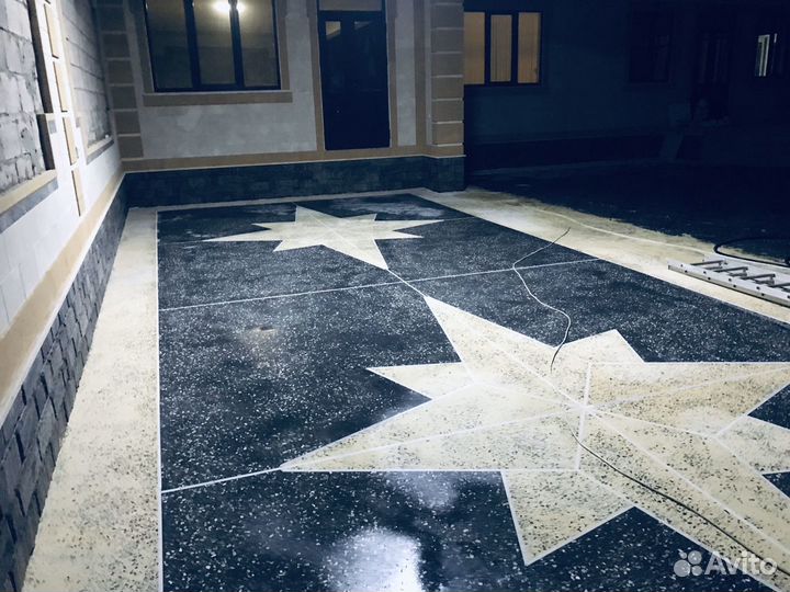 Мозаика Шлифовка Бетон Мрамор