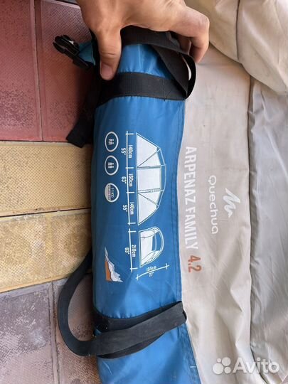 Палатка туристическая arpenaz 4.2 quechua