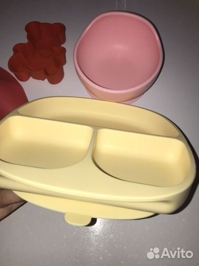 Детская посуда для кормления силиконовая