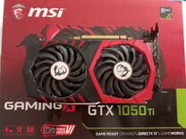 Видеокарта MSI GTX 1050 ti gaming x 4gb