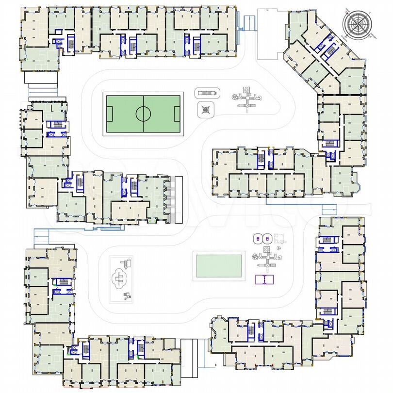 2-к. квартира, 90,6 м², 6/14 эт.