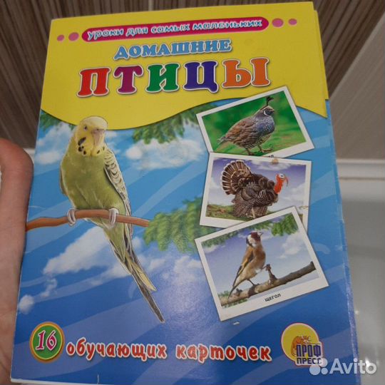 Обучающие карточки, книга