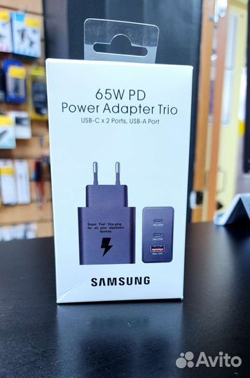 Адаптер 65w для Samsung 3 разъема