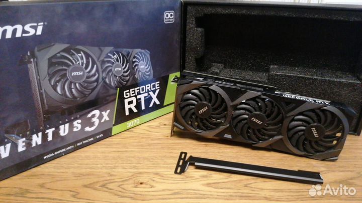 Видеокарта MSI GeForce rtx 3070 ventus 3X, 8Gb