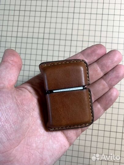 Чехол для зажигалки Zippo из натуральной кожи