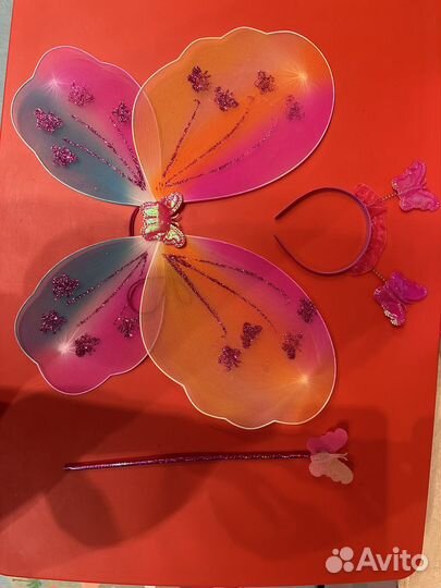 Крылья бабочки для девочки