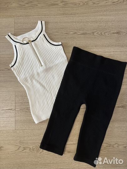 Новый комплект велосипедки, кофта лапша 40/42