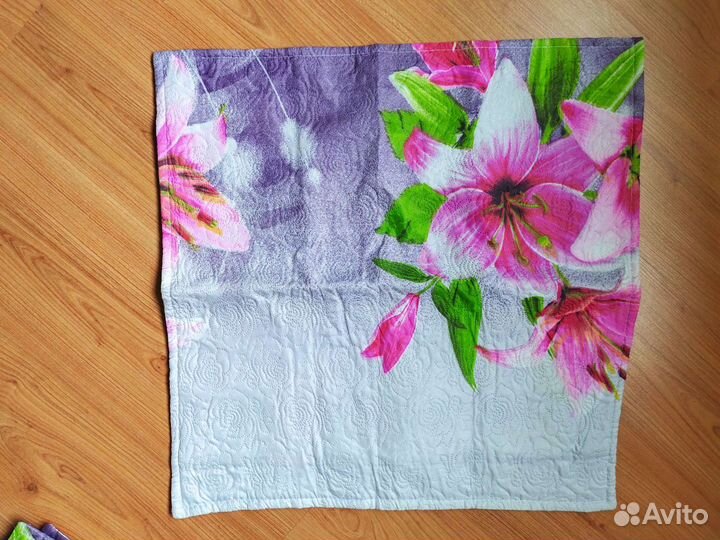 Наволочка на подушку фиолетовая 56*56 см