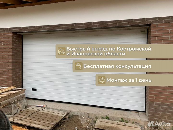 Гаражные секционные ворота