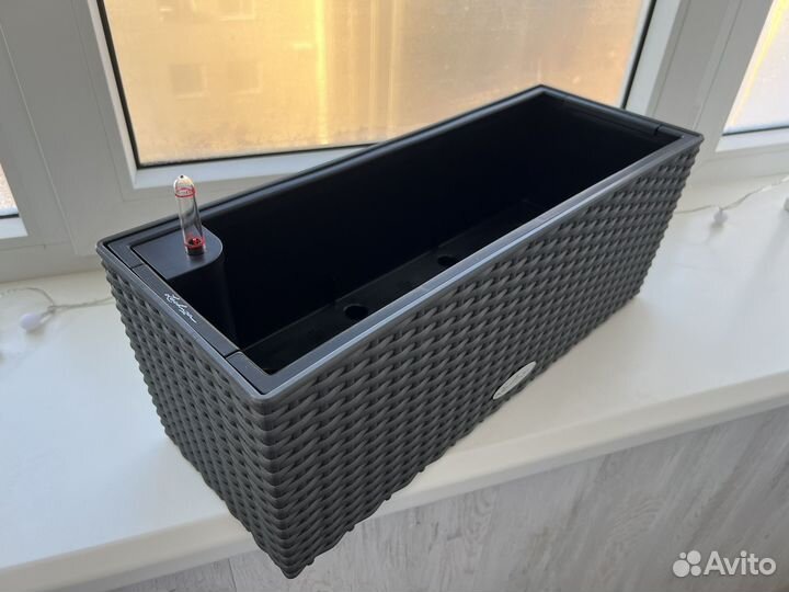 Кашпо Lechuza balconera Cottage 50 графит