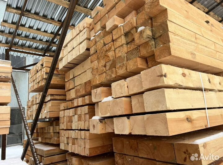 Брус обрезной 150х200х6000мм от производителя