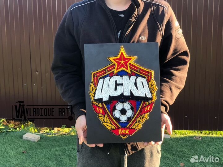 Картина ручной работы пфк «цска»